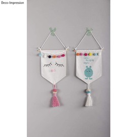 Rayher 45108000 Schablone little Monster, 15,25 x 20,32 cm, lasergeschnittene Polyester Schablone, Malschablone