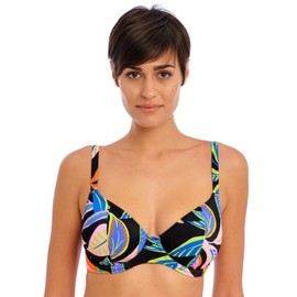 Freya Women's Desert Disco Underwire Plunge Bikini Top, Multi, 34DD