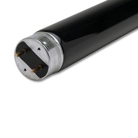 lumenivo F15T8 15W Blacklight Linear Fluorescent Lamp 18 Inch Black Light Bulb – G13 Medium 2 Pin Base – 1 Pack
