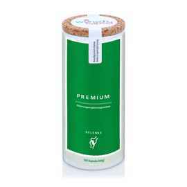 Wunschkapsel GELENKE Premium Dietary Supplement for Musculoskeletal System and Cartilage with Glucosamine, Hyaluronic Acid, ASU, Medicinal Herb Extracts, XL Range with 290 Capsules, German Manufactory