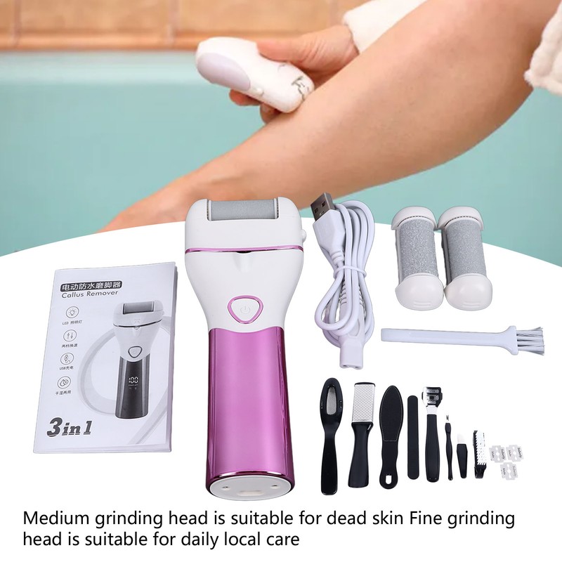 10pcs Electric Feet Callus Remover Set Automatic Grinding Foot File