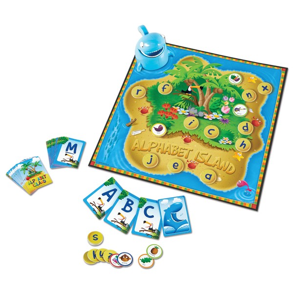 Learning Resources Alphabet Island, Letter & Sounds Game, Language Development Toy, 2-4 Players, Ages 4+