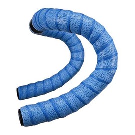 Lizard Skins Bicycle Bar Tape V2 3.2mm Thick Bar Tape with Threaded Bar End Plug Cobalt Blue