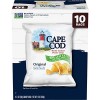 Cape Cod Less Fat Original Kettle Chips 10 Individual Snack Bags 1 Ounce