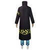 Alleyon Anime Cosplay Coat Robe Law Costume Cape with Hat