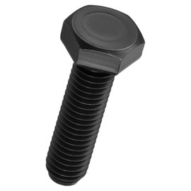 Kozelo 10 Pcs Hex Head Screws Bolts - [M10-1.5x35] Carbon Steel Grade 10.9 Fully Threaded Hex Tap Metric Hexagon Head Machine Bolts Right Hand External Hex Drive, Black