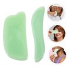 Beavorty Jade Roller Set 2pcs Face Roller Massager Guasha Tool