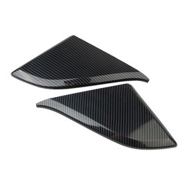 Korlot Side Window Louvers Shades Cover Trim Blinds Accessories for 2021-2025 KIA Sorento (Carbon Fiber Pattern)