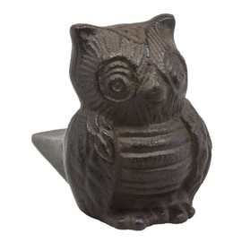 Abbott 27-4608 Collection Cast Iron Owl Door Wedge, Brown