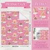 JarThenaAMCS Christmas Throw Blanket Pink Xmas Gingerbread House Fuzzy Blanket