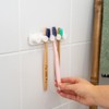 [EHOP] Suction Cup Wall Mount for 4 Toothbrushes | No