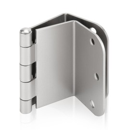 Haidms 6 Pack Offset Hinges 3.5 Inch Satin Nickel Swing Clear Offset Door Hinge with 5/8'' Radius Corner for Heavy Duty Exterior Interior Doors