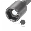 TA-VIGOR 1/4 Quick-Change Hex Shank, 10mm Magnetic Nut Setter Driver