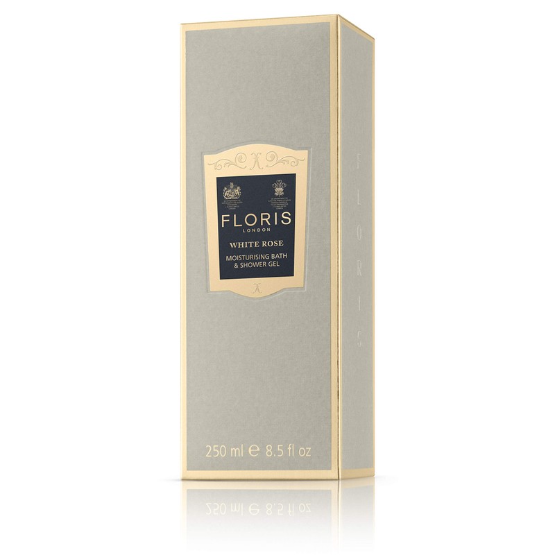 Floris London White Rose Moisturising Bath and Shower Gel 250
