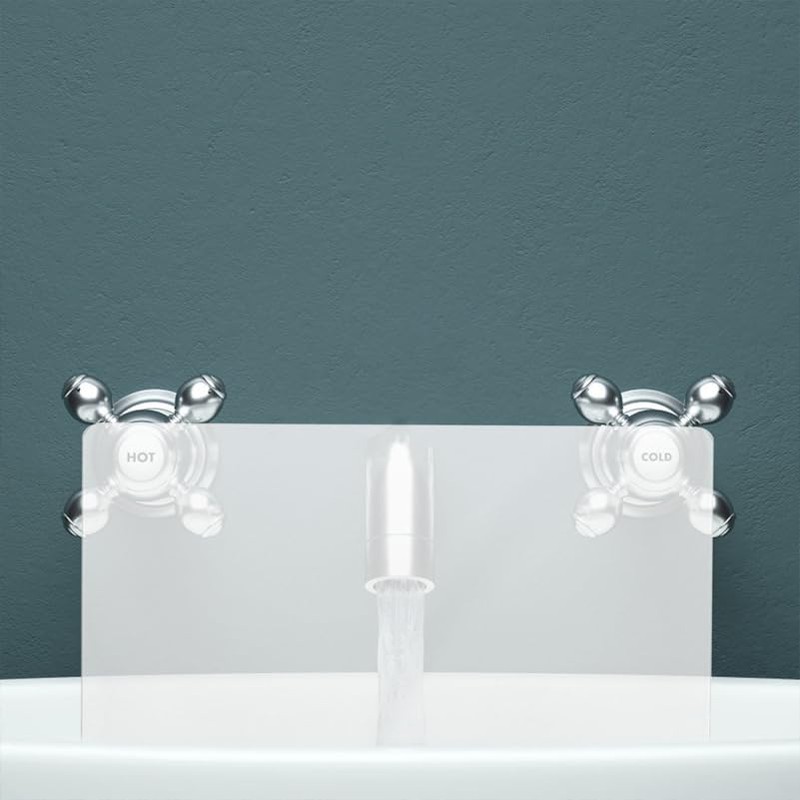 VOSAREA Acrylic Sink Splash Guard, Freestanding Kitchen Splash Panel Barrier