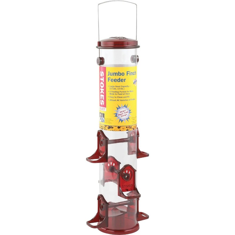 Stokes Select Jumbo Finch Feeder (Yellow/Red Assorted)