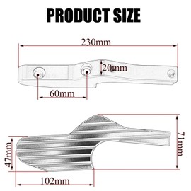 2 x Motorcycle Foot Pegs (Non-Slip) Aluminium Suitable for Vespa GT125 200 250 ABS GTS 300 300IE Super Touring GTV 125 250 300 250IE Foot Pegs (Red)