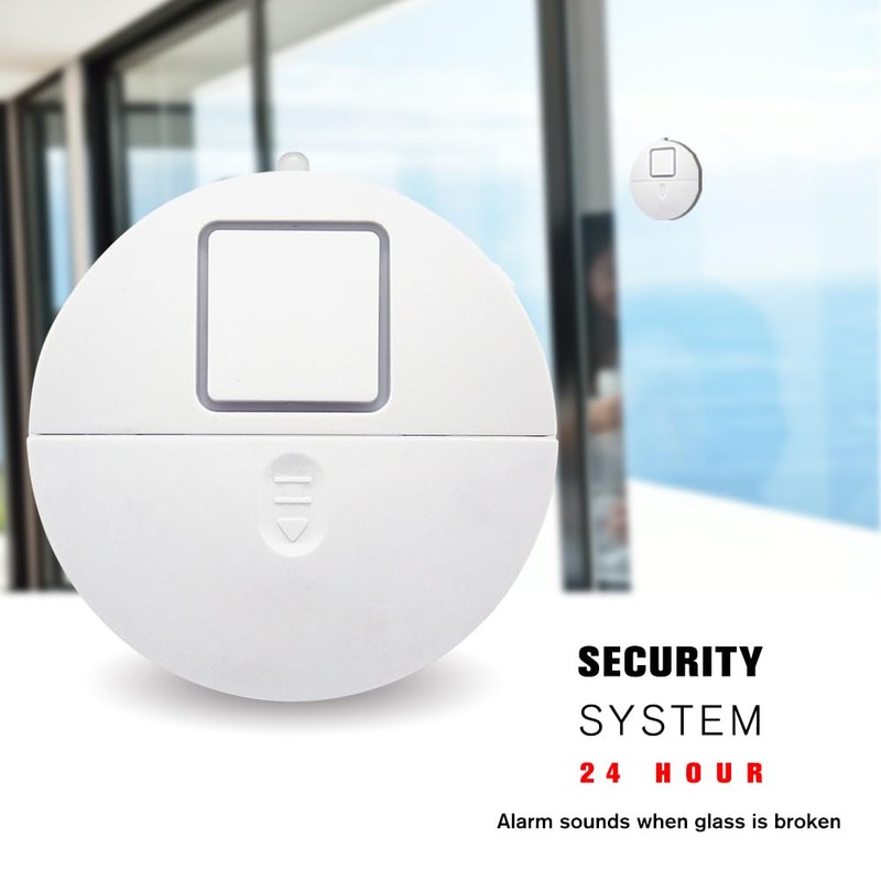 EVA LOGIK Modern Ultra-Thin Window Alarm with Loud 120dB Sound