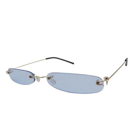 Lunali Colored Lenses, Sunglasses, Mini Lens, Fashion Glasses, Date Glasses, Unique, Unisex, Casual, blue