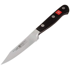 Wusthof Classic Clip Point Paring Knife, 3.5-in, Black, Stainless