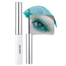Blue mascara for eyelashes Waterproof,Royal Eyelash Mascara Long lasting Charming Voluminous Cruelty Free Vegan Eye Makeup Eyelashes for Women (Green)