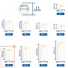 SWTYExt Plastic Spacer Sleeves M6 Round Spacers Pack of 50
