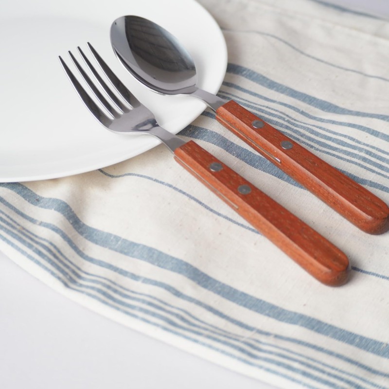 Takakuwa Metal Andesteak Cutlery Brown Dessert Spoon 410941
