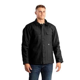 Berne Men's Heritage Duck Chore Coat, XX-Large Tall, Black