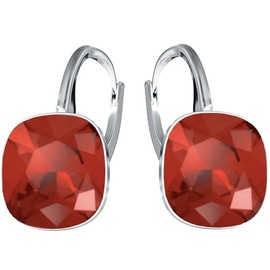 Silver Earrings Exclusive Brand Crystal Designs – High-Quality Silver 925 Earrings for Women in Various Shades and Colours, Sterling Silver, Cubic Zirconia