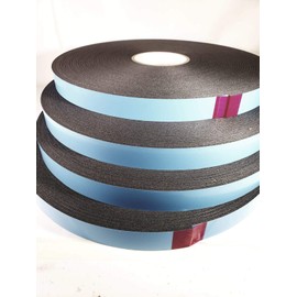Double Coated Window Glazing Tape, DC-PEF12P Width 1/8” x Thick 1" x 75’ Black