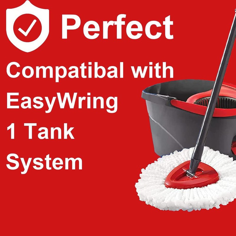 Norhogo Red Spin Mop Replacement Base Head for Viledas Mop,