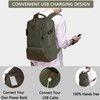 Kasqo Laptop Backpack 15.6 Inch Canvas Waterproof Anti Theft Business