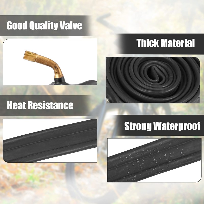 X AUTOHAUX 3 Pcs 14 Inch Bike Inner Tube 14x2.125