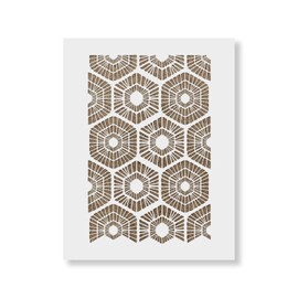 Scandinavian Geometric Pattern Wall Stencil - DIY Wallpaper Alternative - Brighten Up Your Home with Our Scandinavian Geometric Pattern Wall Stencil