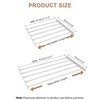 VanlonPro Expandable Closet Shelf Wall-Mounted Metal Storage Rack Adjustable Closet