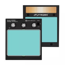 TRQWH True Color Auto Darkening Welding Lens 4 Arc Sensor Shade 4/5-13