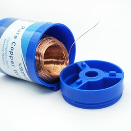 Copper Wire 22 Gauge, 99.9% Pure Soft, 560 ft Roll, 1.2 lb Dispenser for Jewelry Making, Electroculture Gardening, DIY, Beading, Science Projects