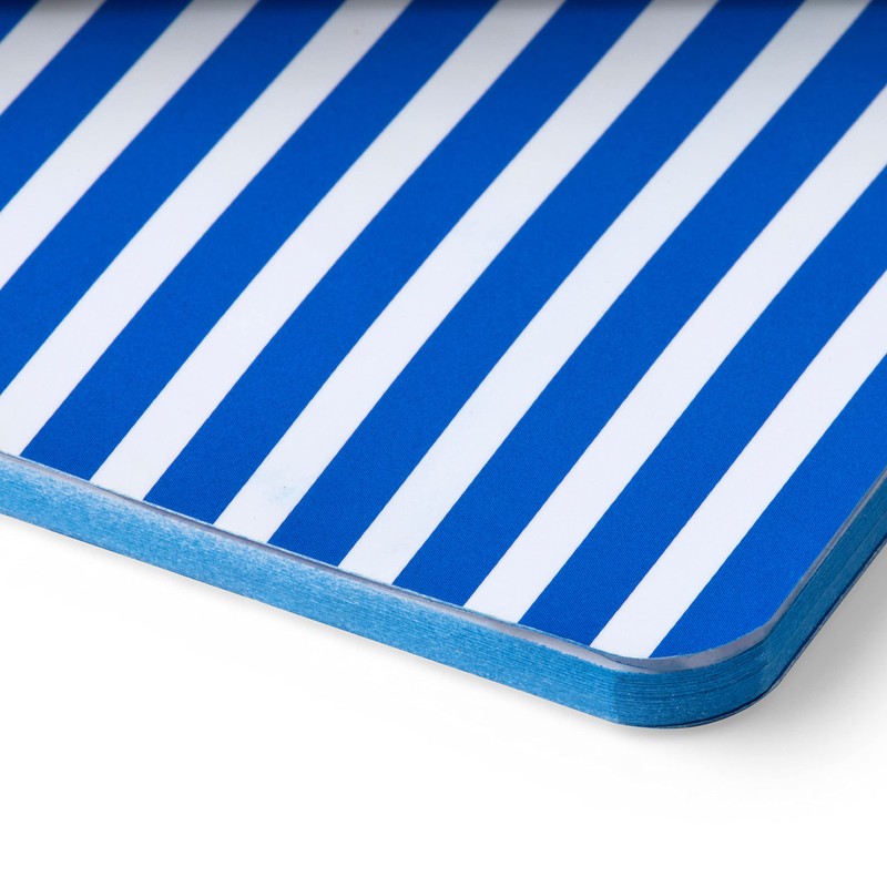 PdiPigna - Notebook striped A5 thread singer BELLA COPIA Blue