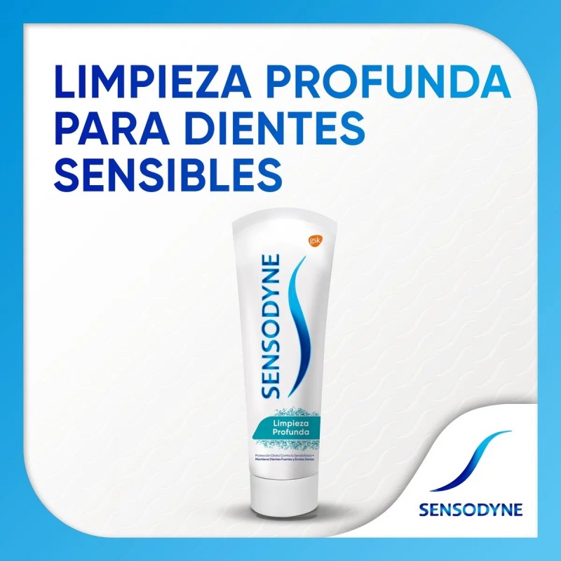 Sensodyne Pasta Dental Limpieza Profunda 90g
