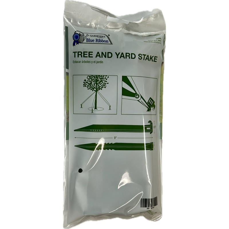Gardener's Blue Ribbon 9-in Plastic Tree and Yard Stake Kit