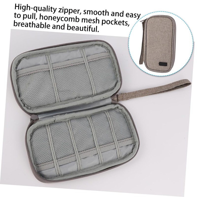 Operitacx Portable USB Flash Drive Organizer Bag Shockproof Storage Case