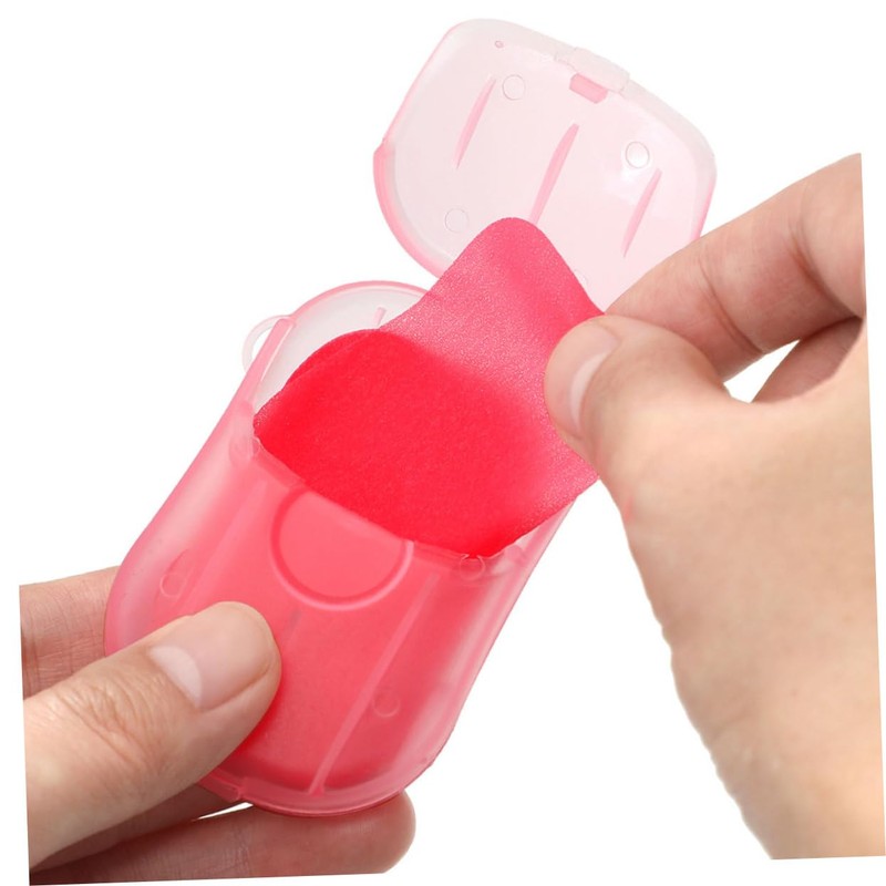 Sosoport Portable Travel Soap Sheets Compact Paper Soap for Hand