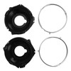 1 Pair Headlamp Retaining Ring H00001EB Headlight Ring Mounting Bucket