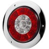 Partsam 2Pcs 4" Inch Round LED Trailer Tail Lights White
