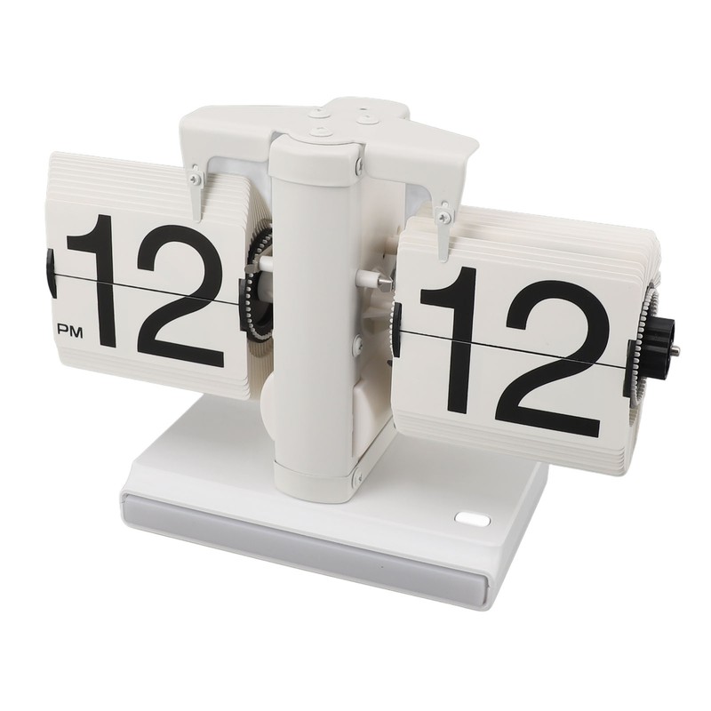 Retro Digital Flip Down Clock Battery Powered Flip Desk Clock