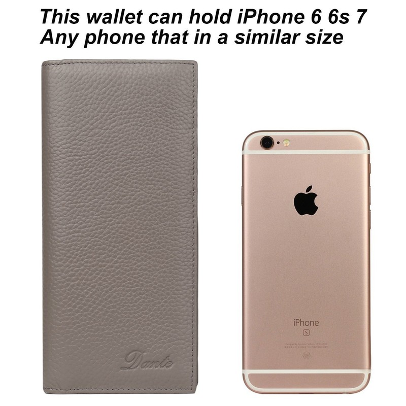 Lavemi Ultra Slim Thin Leather Women Wallet RFID Blocking Credit