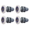 Qikuver Shower Cubicle Rollers, Sliding Door Rollers, Replacement Parts, Shower