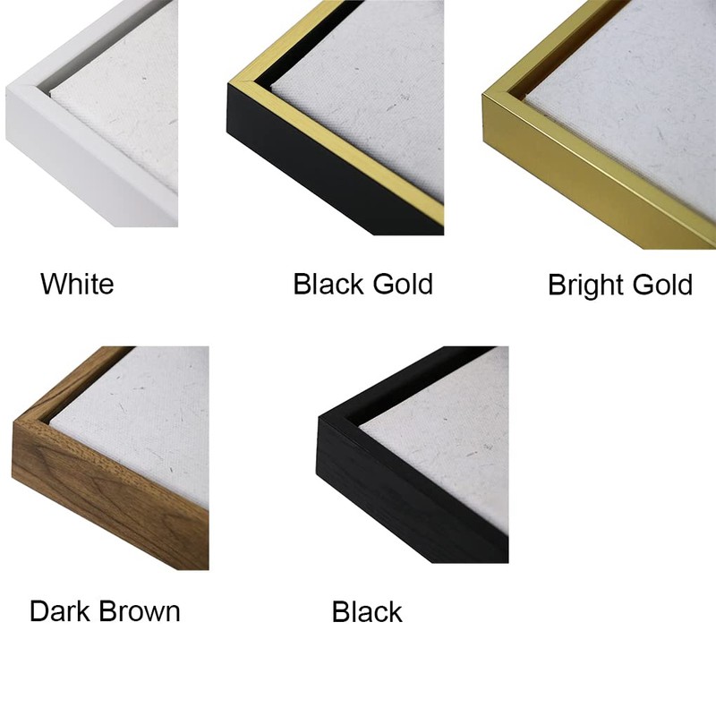 YIVIVEN Floater Frame for Canvas Painting Assembled, 7/8" deep Canvas