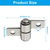 Unlorspy 2 Sets 360 Degree Rotation Torque Hinge 0.3N.m Friction