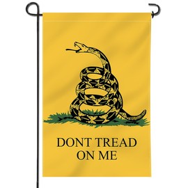 Anley Double Sided Premium Garden Flag, Dont Tread On Me Garden Flags for Home Decor - Weather Resistant & Double Stitched Yard Flags - 18 x 12.5 Inch